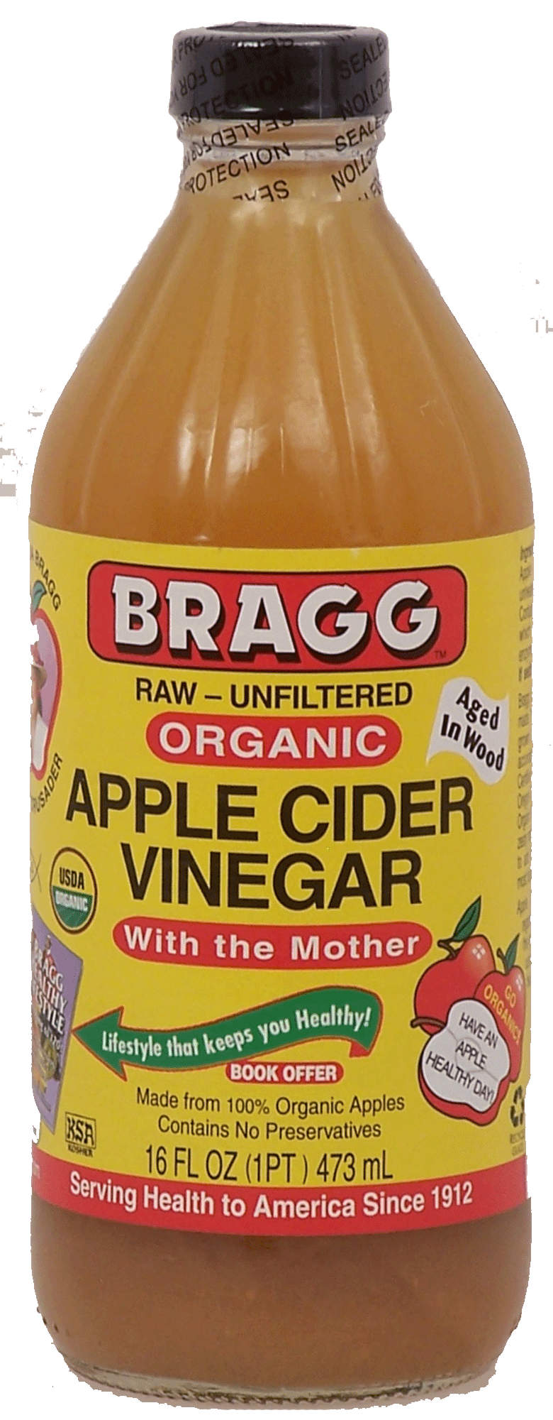 Bragg  raw - unfiltered organic apple cider vinegar Full-Size Picture